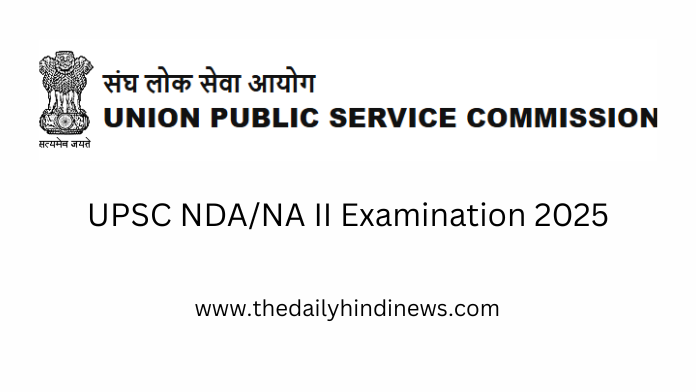 UPSC NDANA II Examination 2025 1 1